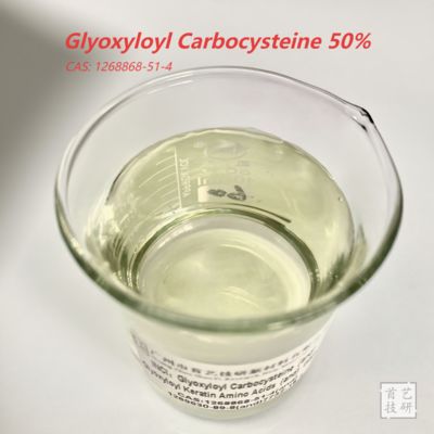Stable dans des conditions normales Glyoxyloyl carbocystéine pour la réparation des cheveux