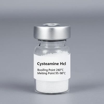 Cysteamine Hcl cristalline blanche Point d'ébullition 240°C Point de fusion 95-98°C