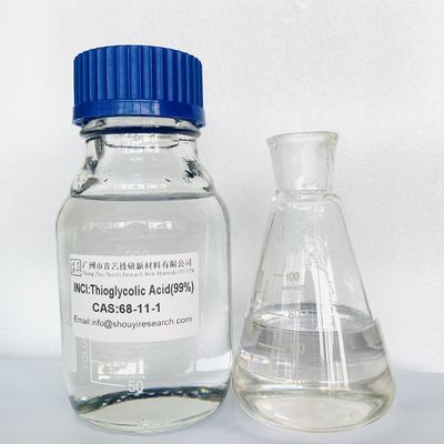L' acide thioglycolique incolore 99% brisant les liaisons disulfure peut rendre les cheveux doux