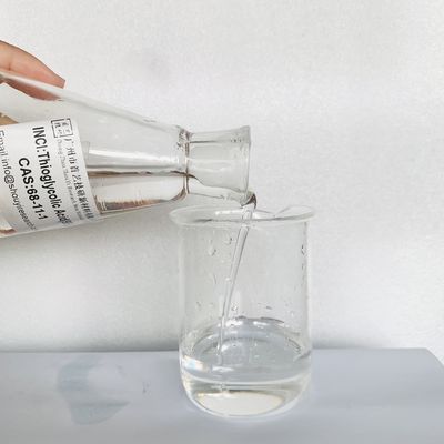 L' acide thioglycolique incolore 99% brisant les liaisons disulfure peut rendre les cheveux doux