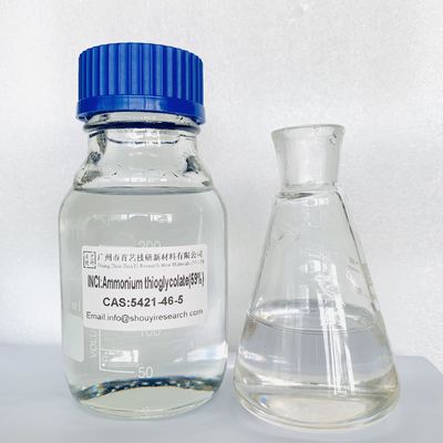 Agents réducteurs Thioglycolate d'ammonium Perm Thioglycolate d'ammonium Cheveux incolores
