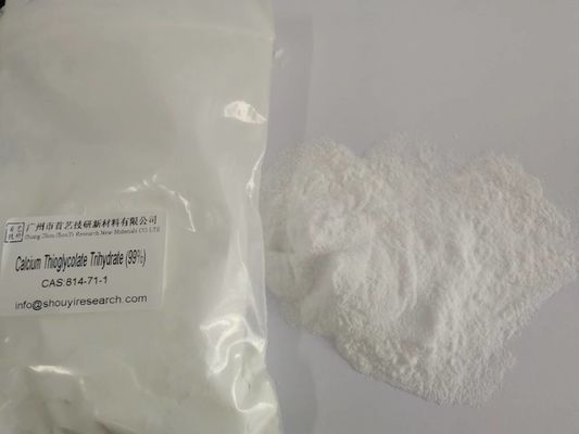 TDS SDS Thioglycolate trihydrate de calcium Matériau brut en chimie 1,7 G/Cm3