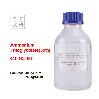 Thioglycolate d'ammonium 59% agent réducteur Perme capillaire à faible toxicité Solution stable