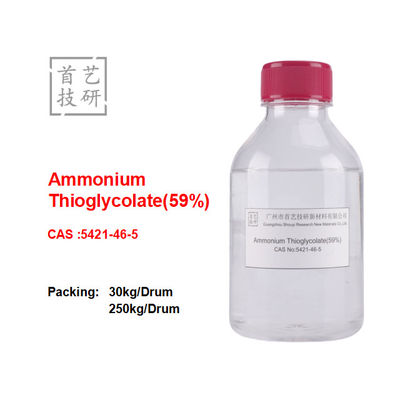 Thioglycolate d'ammonium 59% Perm Liquide incolore Viscosité 30-50 Cps
