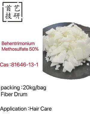 Behentrimonium méthosulfate 48 à 52% Soluble dans l'eau Composé quaternaire d'ammonium