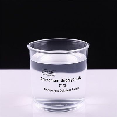 Point d'éblouissement Non applicable Thioglycolate d'ammonium 71% Liquide transparent et incolore