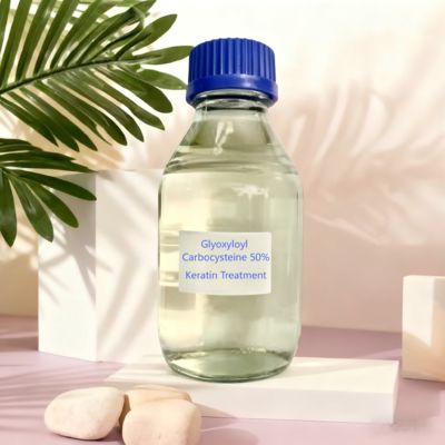 Glyoxyloyl carbocystéine 50% jaune à ambrée claire CAS 1268868-51-4 Traitement de la kératine