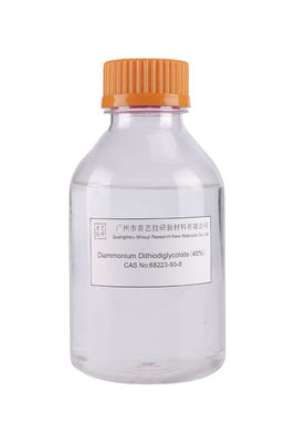 Liquide jaune pâle incolore Diammonium dithiodiglycolate 240,32 G/mol CAS 68223-93-8 Décompose