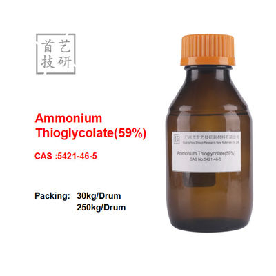 Thioglycolate d'ammonium 59% agent réducteur de soins capillaires Liquide non dangereux légère odeur Perm